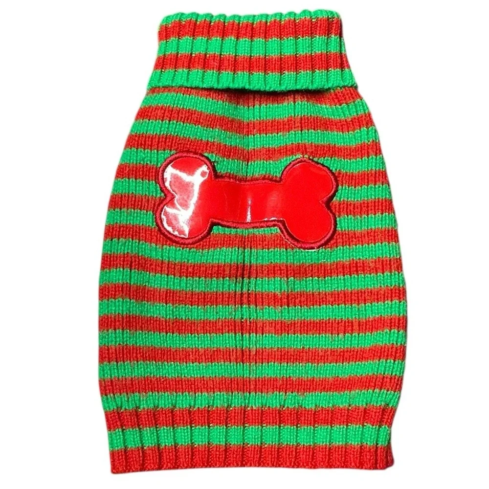 Cheerful Striped Doggy Sweater